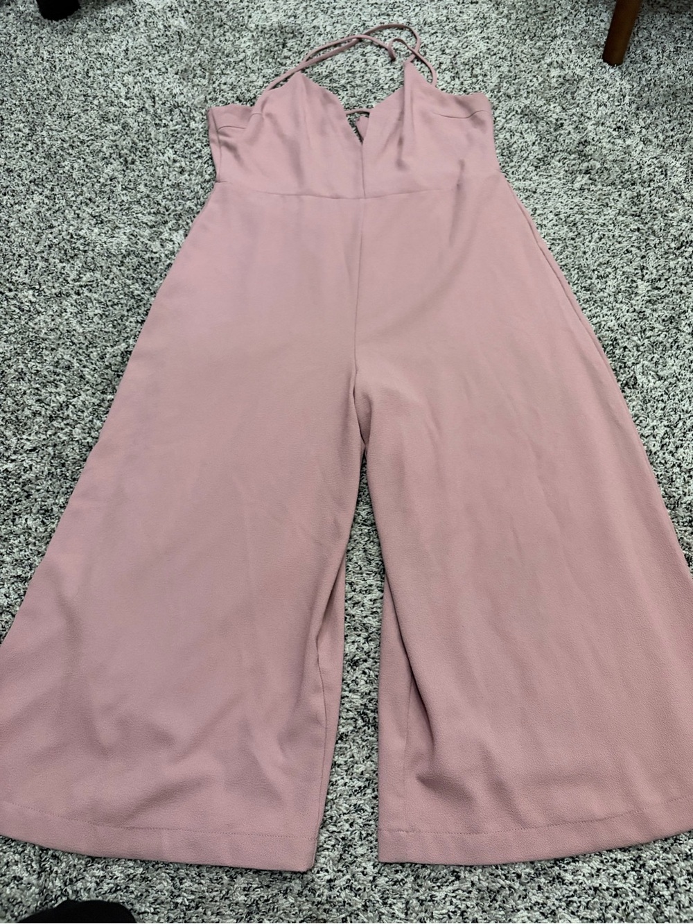 Gianni Bini Dusty Rose Wide-Leg Jumpsuit